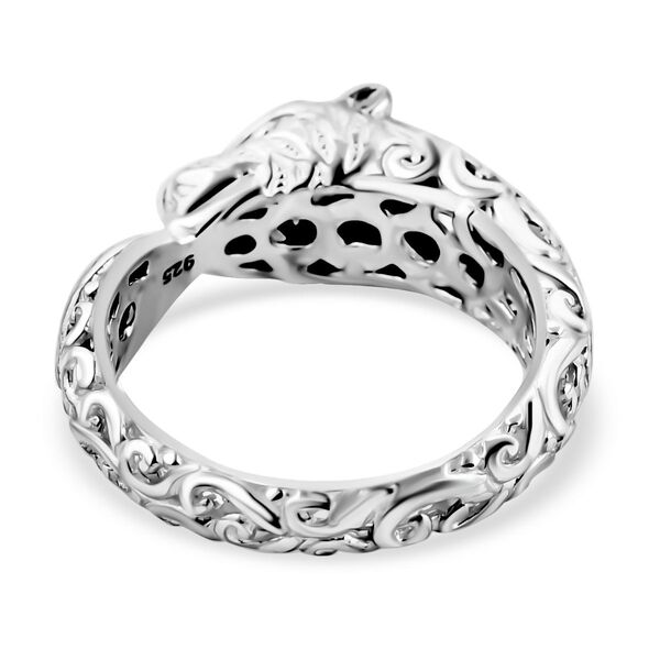 Royal Bali Kollektion- Jaguar Ring in 925 Silber image number 4