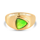 Ammolit-Ring, 925 Silber Gelbgold Vermeil  ca. 1,32 ct image number 0