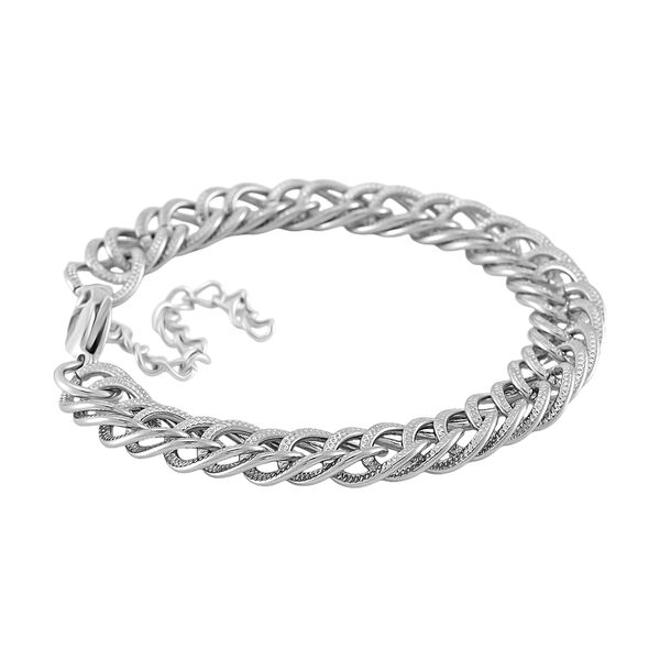 Panzerketten-Armband, 19+5 cm image number 3