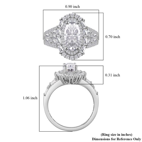 D'Joy Moissanit Ring - 4,14 ct. image number 4