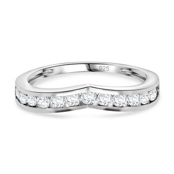 Lustro Stella Wei&szlig;er Zirkonia Ring 925 Silber (Gr&ouml;&szlig;e 16.00)