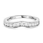 Lustro Stella Weißer Zirkonia Ring 925 Silber (Größe 16.00)