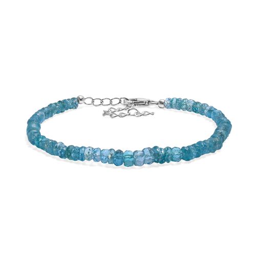 Betroka Blauer Apatit Armband ca. 19 cm 925 Silber rhodiniert ca. 36,00 ct. image number 0