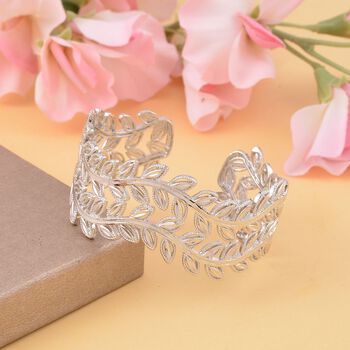 Flexibles Armreif, ca. 16.5-19.0cm, silberfarben