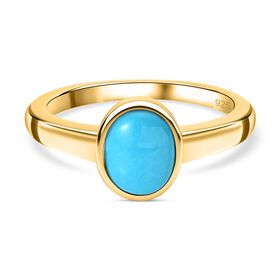 Amerikanischer, natürlicher Sleeping Beauty Türkis-Ring - 1,43 ct.
