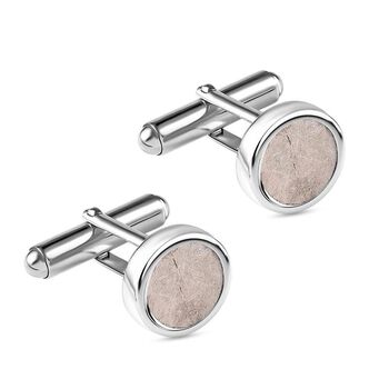 Muonionalusta Meteorit Schmuck Zubeh&ouml;r, 925 Silber rhodiniert, ca. 8.85 ct