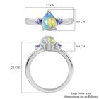 AA natürlicher, äthiopischer Welo Opal und Tansanit Ring - 0,76 ct. image number 7