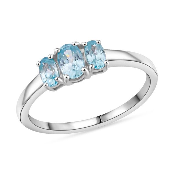 AA blauer Zirkon Ring - 1,44 ct. image number 3