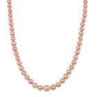 Edison Perle Halskette ca. 50 cm 925 Silber vergoldet