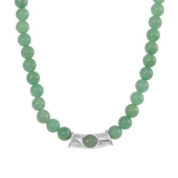 Grüne Aventurin-Halskette, 45 cm - 330 ct. image number 0