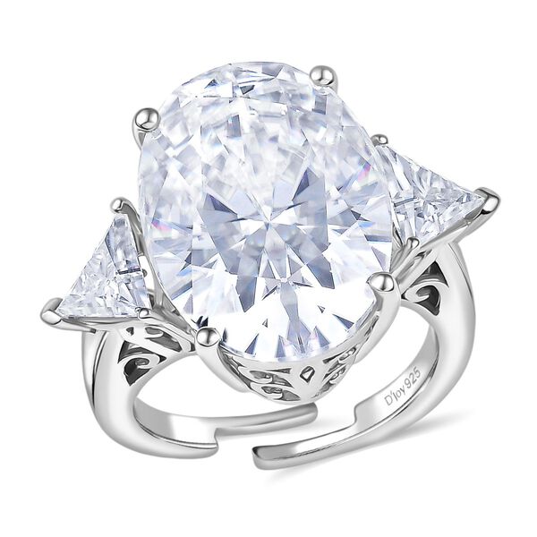D'Joy Moissanit Ring - 13,79 ct. image number 3