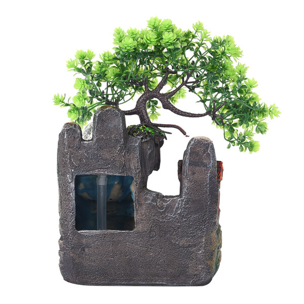 Zimmerbrunnen mit LED-Licht und Nebel, Gr&ouml;&szlig;e 20x16x27 cm, Haus und Kugel&nbsp; image number 4