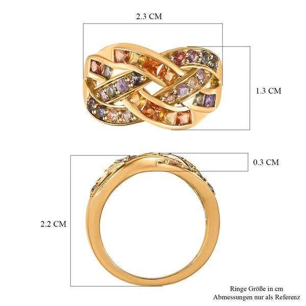 Mehrfarbiger Saphir-Ring - 2,13 ct. image number 7