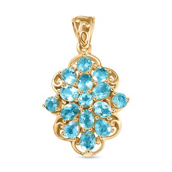 D'Joy Betroka blauer Apatit Anh&auml;nger - 2,57 ct.