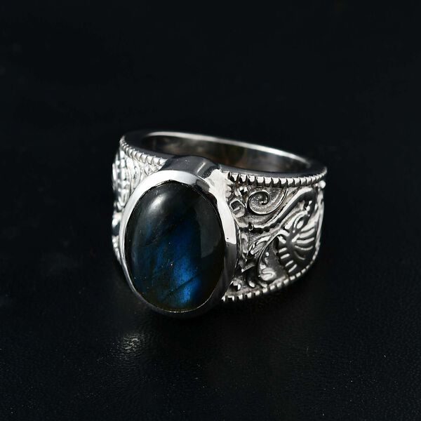 AAA Labradorit Ring - 6,74 ct. image number 3