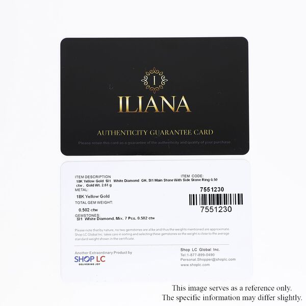 ILIANA SI-GH Diamant Ring in 750 Gold - 0,50 ct. image number 7