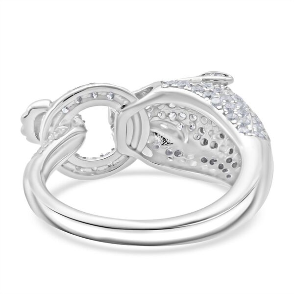 Lustro Stella Weißer Zirkonia Panther Ring image number 5