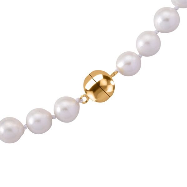 D'Joy wei&szlig;e Edison Perle 60cm Halskette image number 5