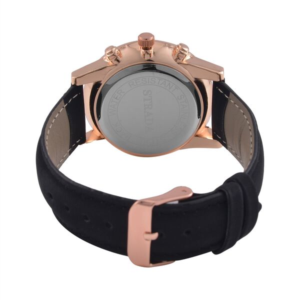 STRADA - Japanisches Uhrwerk, Wasserdicht, Ros&eacute;gold Beschichtung, 23 cm image number 6