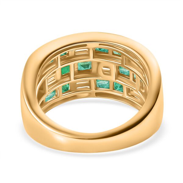 D'Joy Socoto Smaragd und Moissanit Ring - 2,71 ct. image number 6