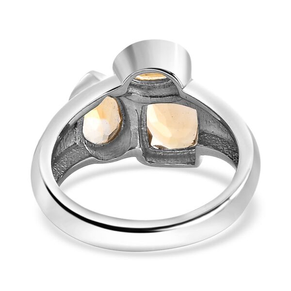 Citrin Ring Edelstahl (Gr&ouml;&szlig;e 17.00) ca. 1,99 ct image number 6