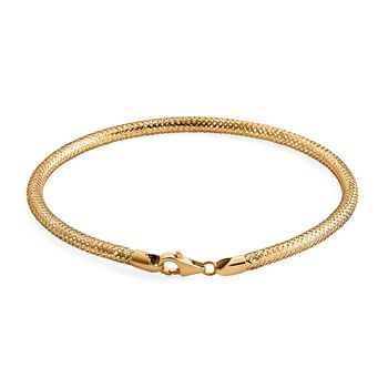 Royal Bali Kollektion- Schlangen-Ketten-Armband in 585 Gold, 19cm