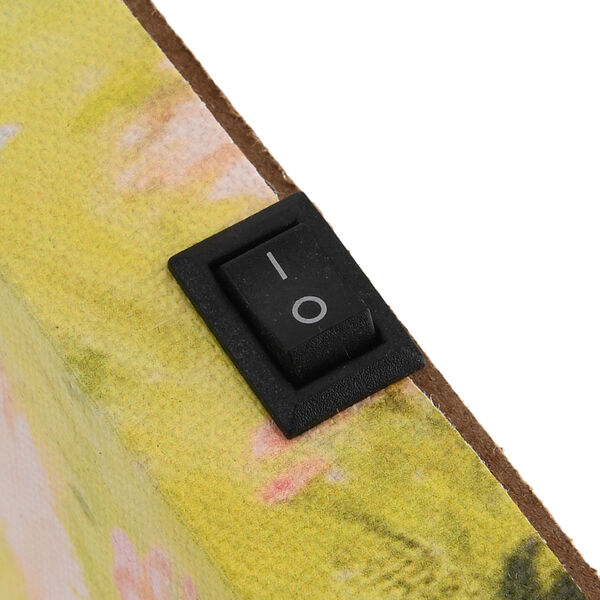 LIVMORE Klassisches Auto Landschaft Motiv LED Wandbild mit Farbwechsel Lichteffekt 30 x 40 cm image number 6