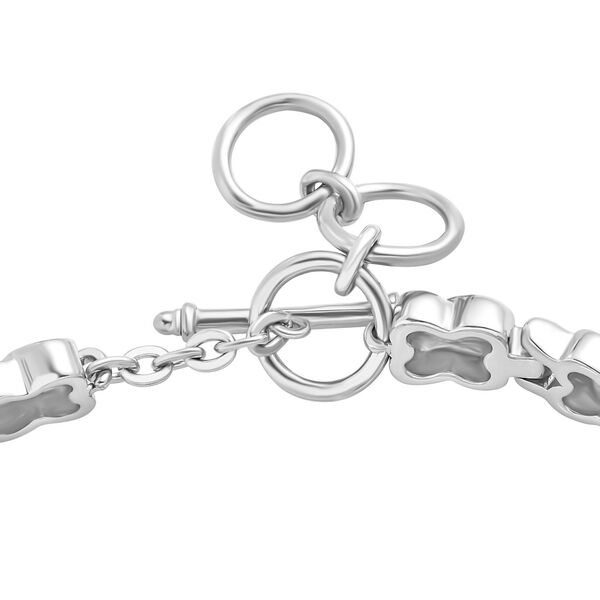 Labradorit Armband ca. 19 cm 316L Edelstahl ca. 21.77 ct image number 5