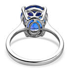 RHAPSODY - AAAA Tansanit Solitär-Ring, 950 Platin  ca. 5,01 ct image number 4