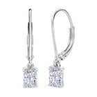 LUXURIANT DIAMOND - Lab Grown Diamant VS-GH SGL zertifiziert Ohrringe 925 Silber rhodiniert ca. 1.00 ct