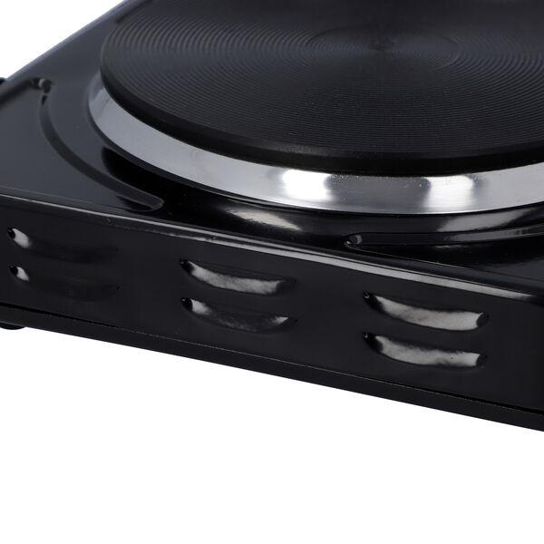 HOMESMART - Einzelkochfeld 1000 Watt, Gr&ouml;&szlig;e 20,88x20,88x6,99 cm, Schwarz image number 6