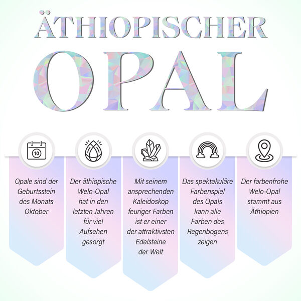 AA Nat&uuml;rlicher, &auml;thiopischer Welo Opal, Premium-Smaragd Ohrringe 925 Silber Gelbgold Vermeil ca. 2.58 ct image number 4