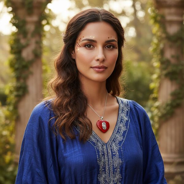 Royal Bali - Koralle Anh&auml;nger 925 Silber ca. image number 2