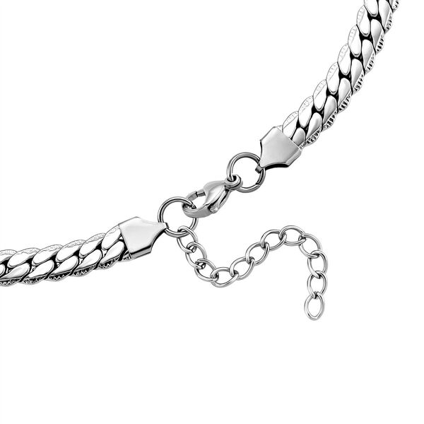 316L Edelstahl Halskette ca. 50 cm ca. 36,00g image number 5