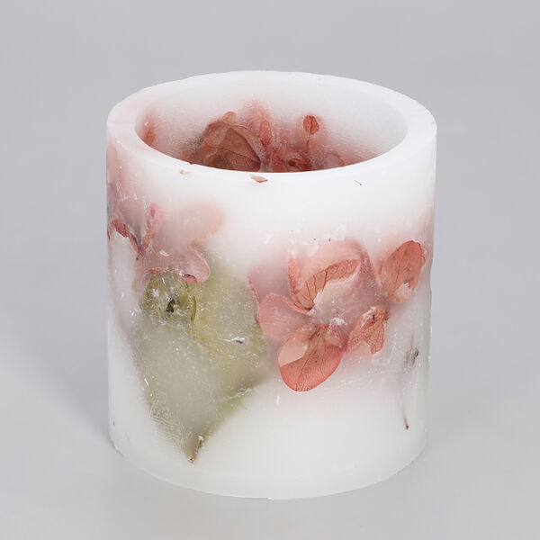 THE 5TH SEASON, Naturwachs Kerzenhalter mit 4 Duft-Teelichter, Grün image number 2