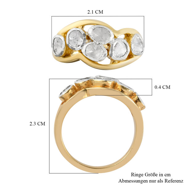 Polki Diamant Ring - 0,50 ct. image number 6