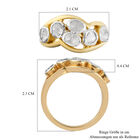Polki Diamant Ring 925 Silber vergoldet  ca. 0,50 ct image number 5