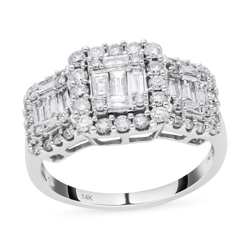 Weißer Diamant SGL Zertifiziert I1 G-H Ring, 585 Gold, (Größe 20.00) ca. 2.00 ct image number 0