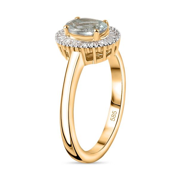 AAA Alexandrit und Diamant Ring in 585 Gold - 1,01 ct. image number 7