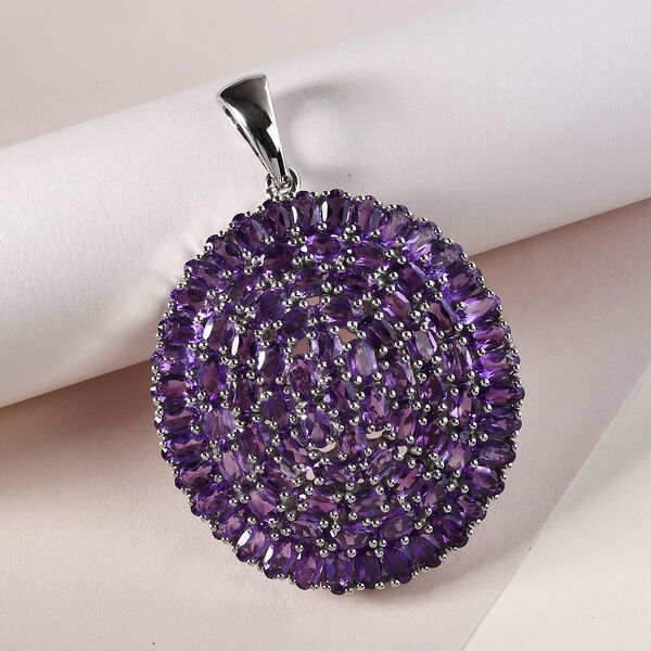 Afrikanischer Amethyst-Anh&auml;nger - 17,47 ct. image number 1