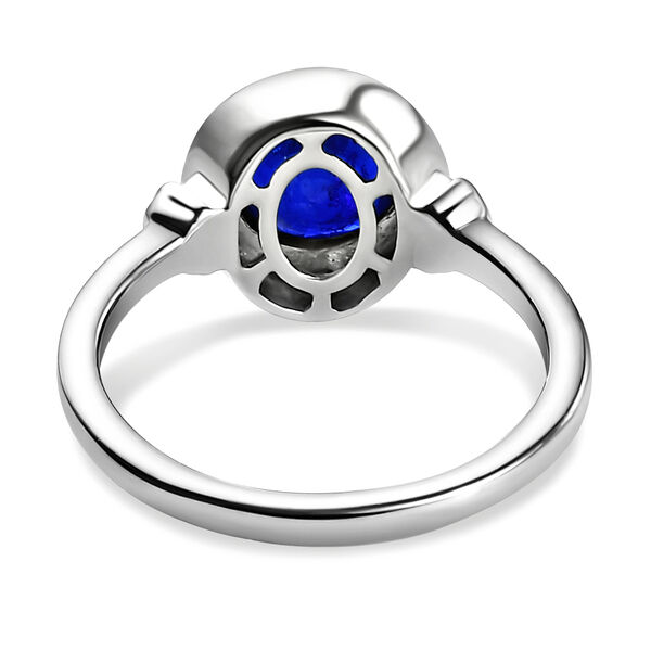 AA tansanischer, blauer Spinell-Ring, 925 Silber platiniert  ca. 1,66 ct image number 6