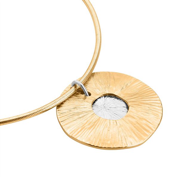 Bicolor Halskette ca. 48 cm ca. 38,40g image number 5