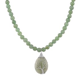 Grüner Aventurin Halskette ca. Flexibles cm ca. 230.00 ct