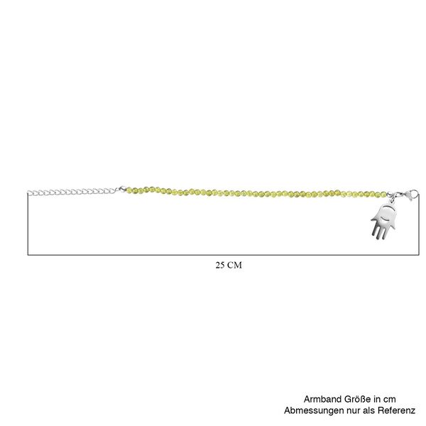 Peridot Armband mit Anhängern, 19 cm - 32 ct. image number 5