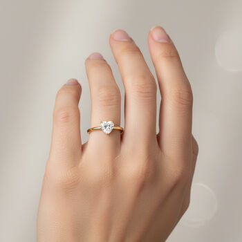 LUXURIANT SGL zertifizierter VS-EF Labor Diamant Ring - 0,50 ct.