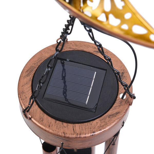 Solar Windspiel - Mond, Gold und Schwarz image number 7