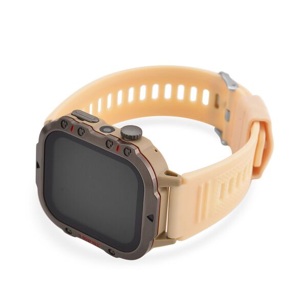 H19 Smartwatch, 2.01 Zoll HD-Display, Khaki Silikonarmband image number 5