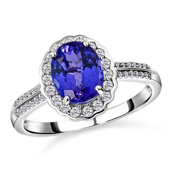 RHAPSODY AAAA Tansanit und VS2 EF Diamant-Ring - 3,31 ct. image number 4