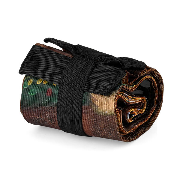 Faltbare Einkaufstasche mit Rei&szlig;verschlussfach 50 x 70 cm Gelb image number 6