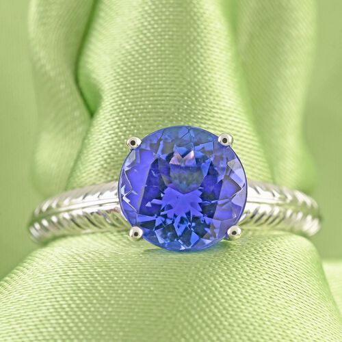 Rhapsody AAAA Tansanit Ring 950 Platin (Größe 16.50) ca. 1,50 ct image number 1